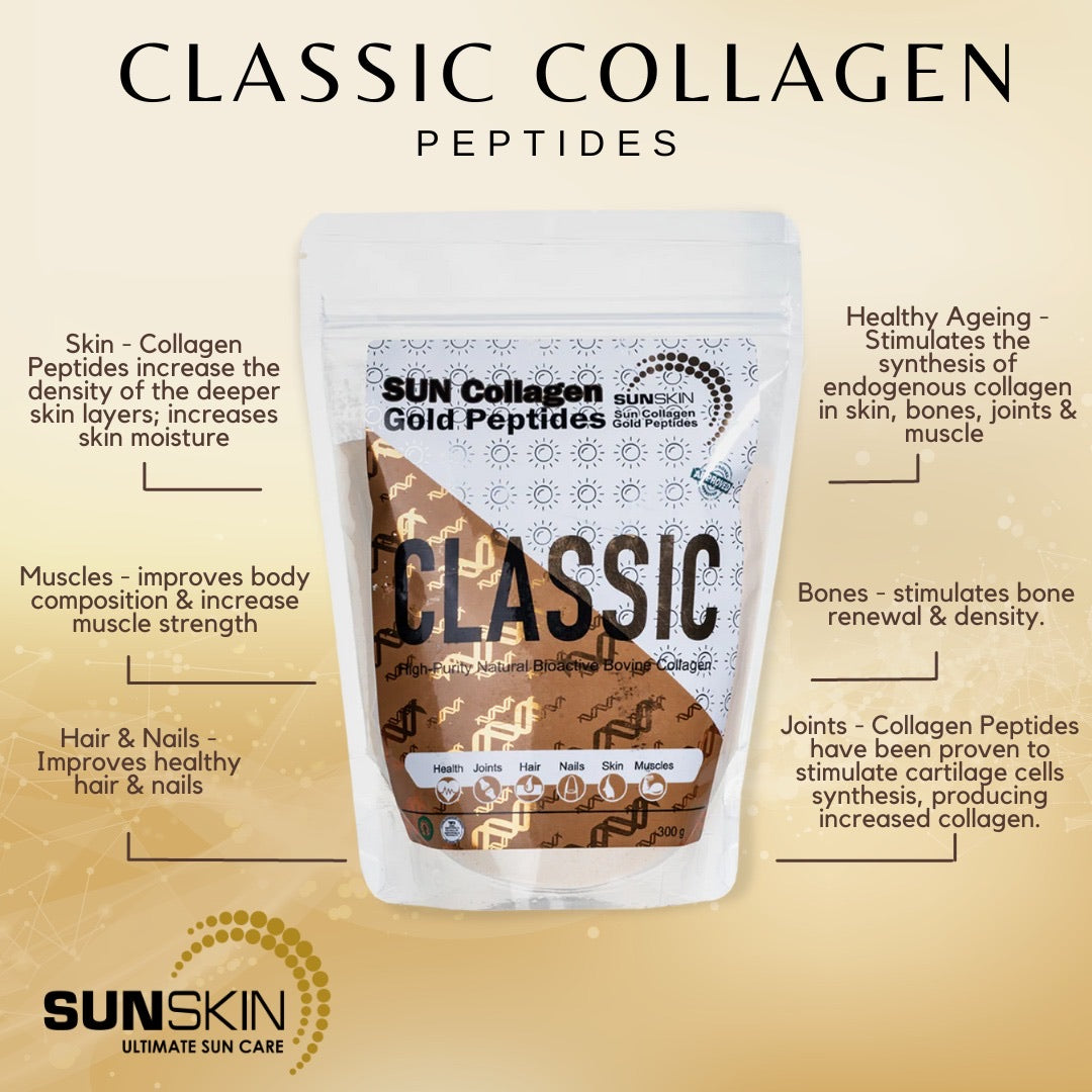 SunSkin Collagen Gold Peptides - CLASSIC  300g